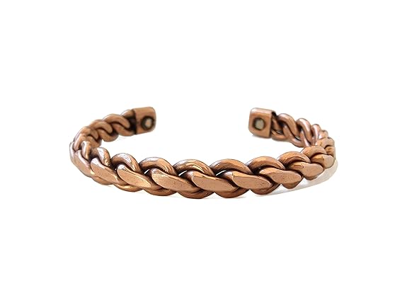 Pure Copper Adjustable 8mm Chain kada for Men & Women by Punjabi Swagg