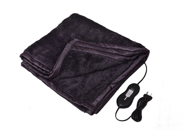 Plant Warmerz Electric Bed Warmer Heating Under Blanket - Single Bed Faux Fur Reversible 2 Years Warranty 30x60 inches