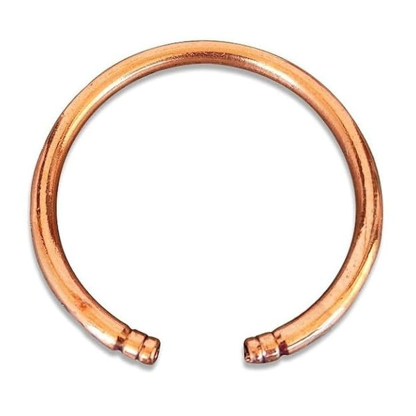 Pure Copper Adjustable Kada Handcrafted Healing Bracelet for Men and Women By Punjabi Swagg